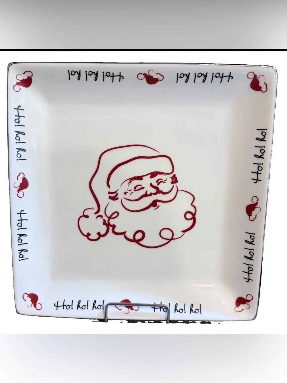 Vintage St Nicholas Square Tis The Season Santa 10.5